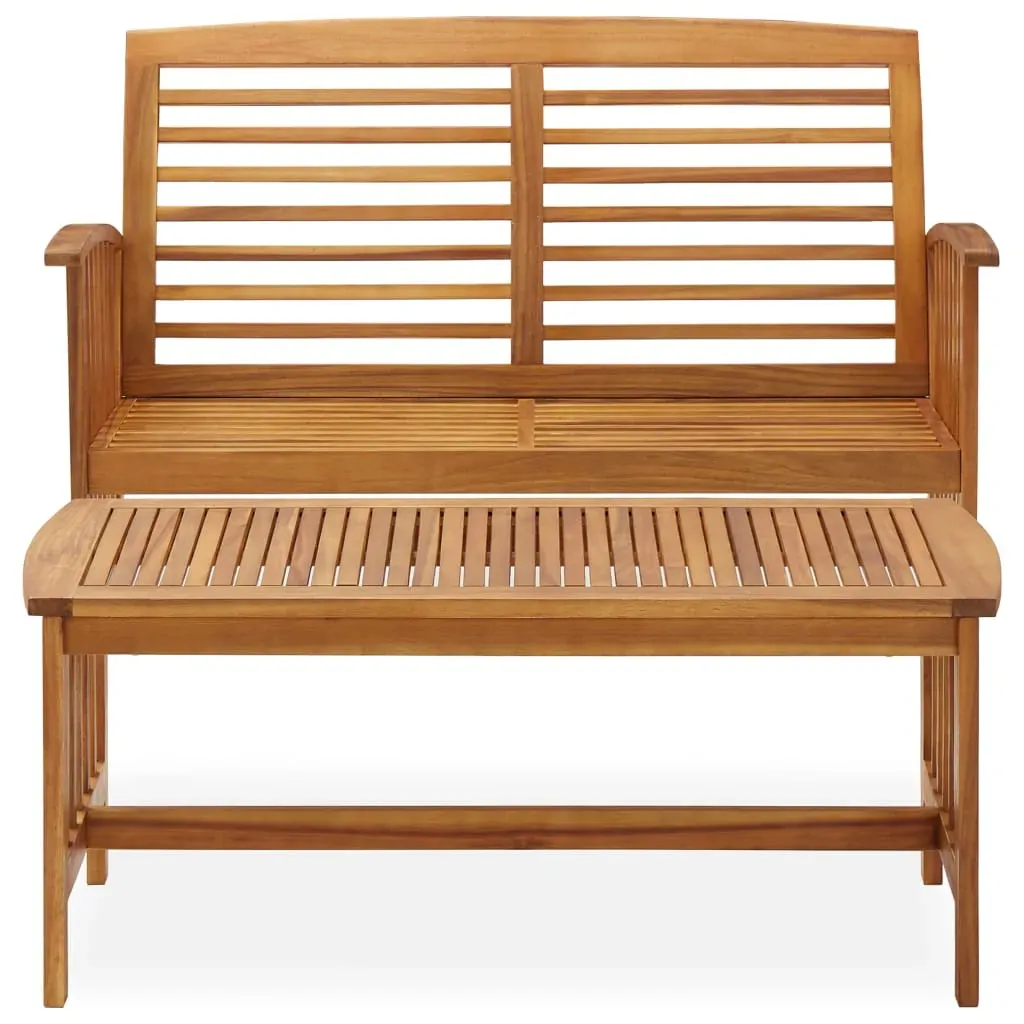 2 Piece Garden Lounge Set Solid Acacia Wood Price