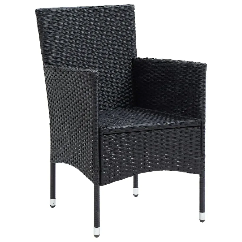Garden Dining Chairs 4 pcs Poly Rattan Price