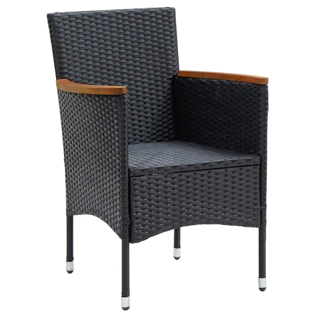Garden Dining Chairs 4 pcs Poly Rattan Price