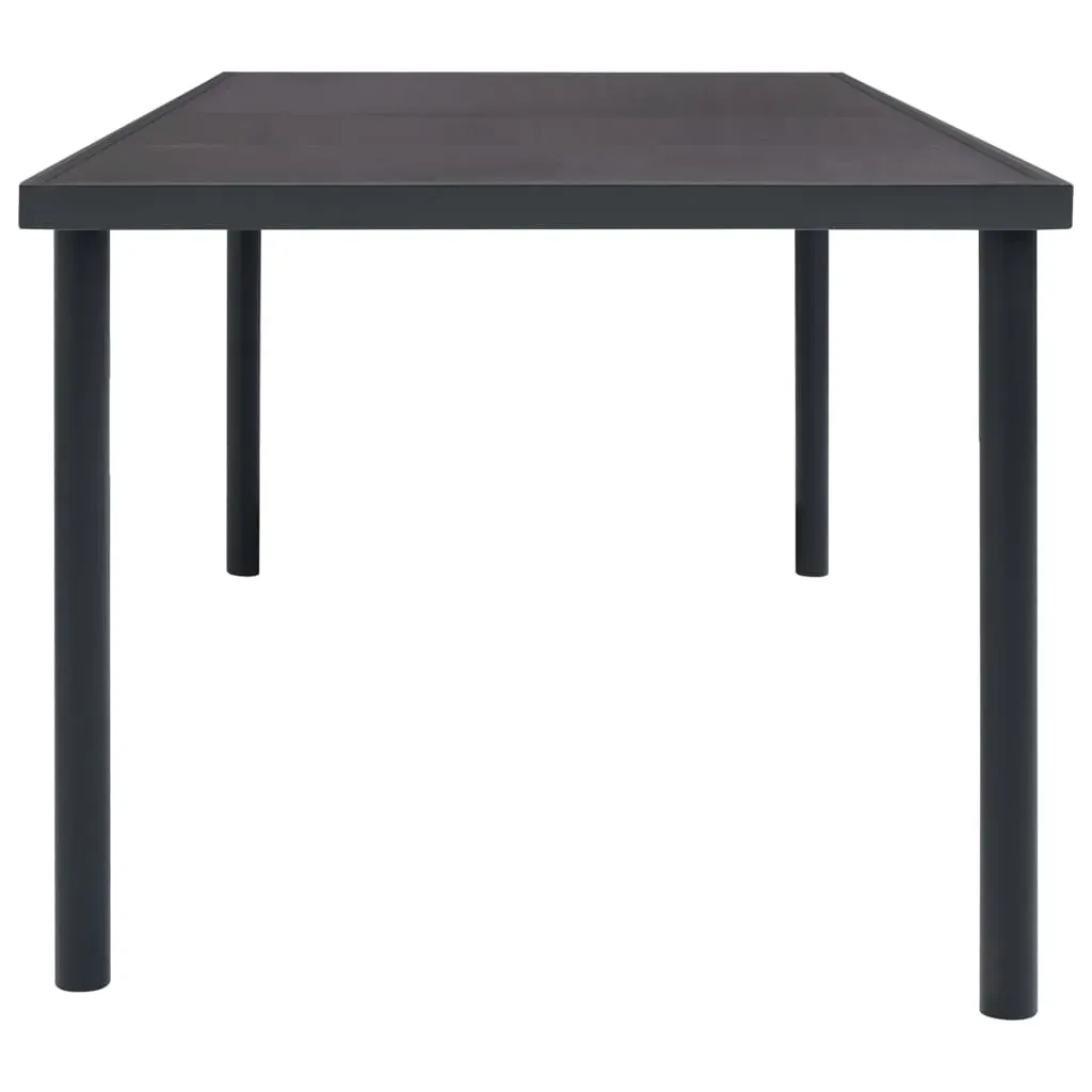 Outdoor Dining Table Anthracite Steel Price