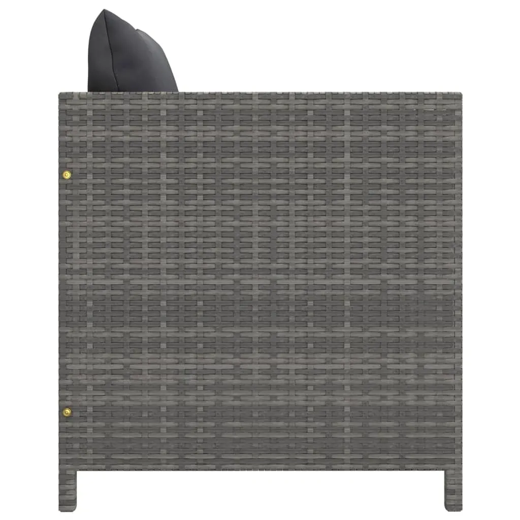 Garden Sofa with Cushions Poly Rattan Price
