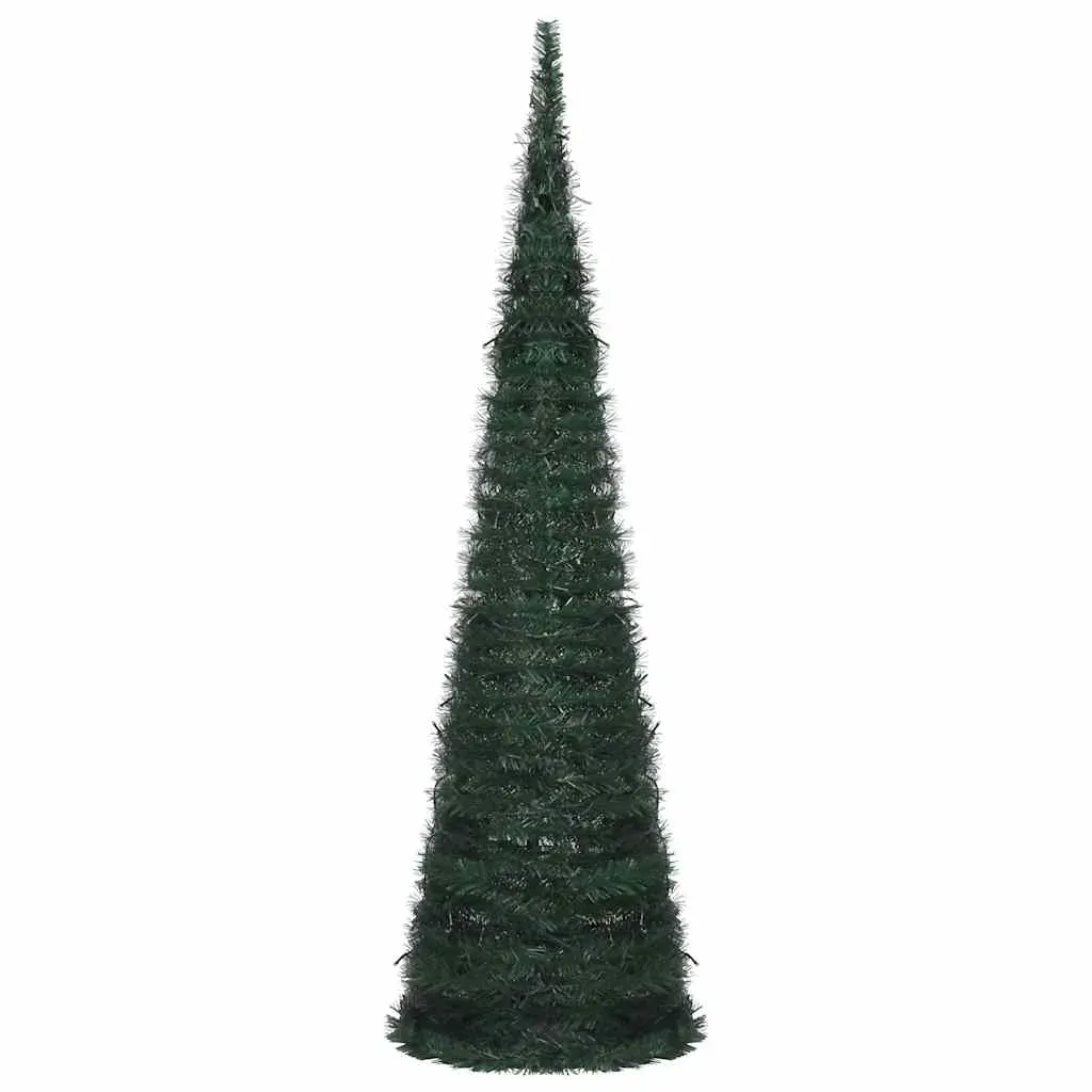 Pop-up String Artificial Christmas Tree with LED Green Price
