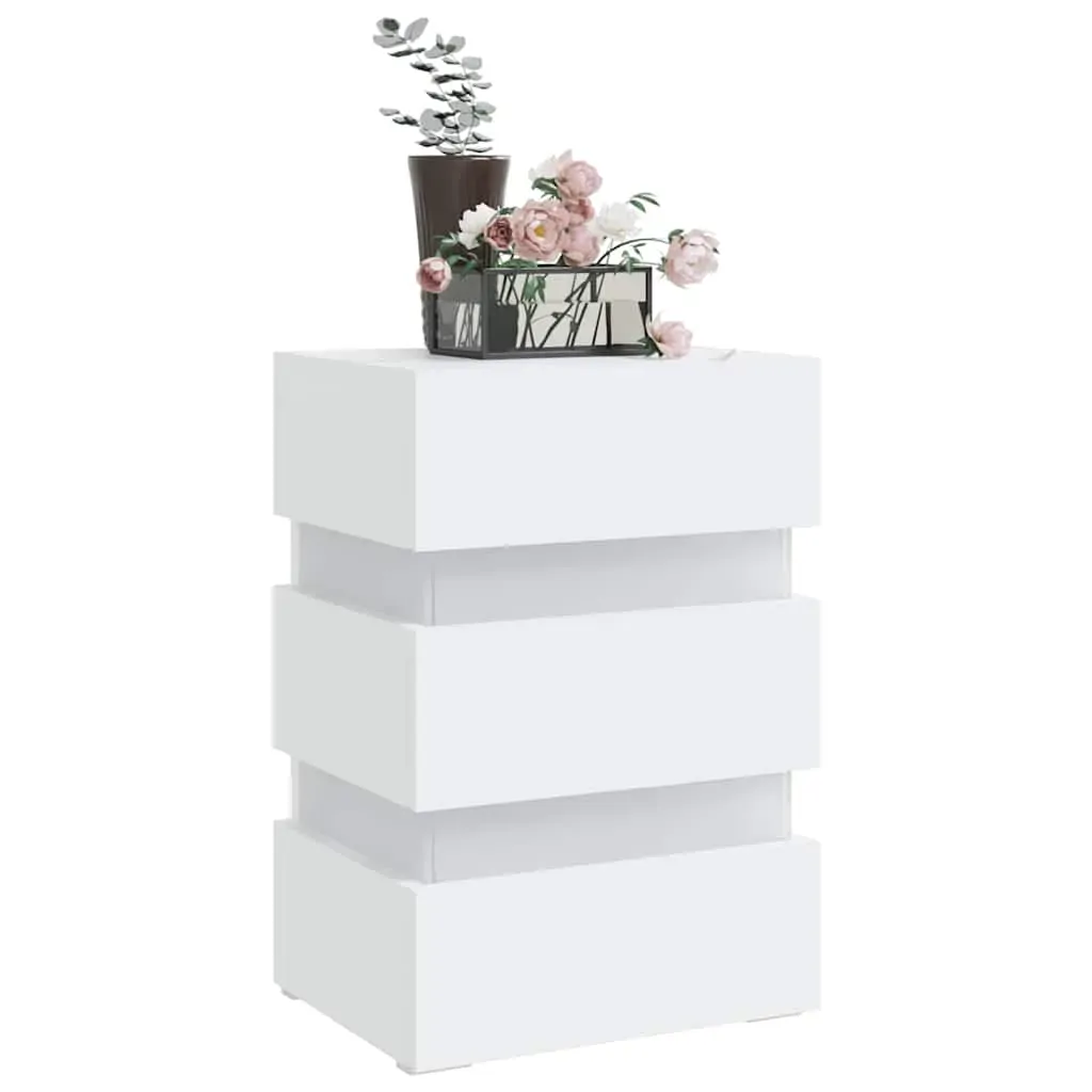 Jericho LED Bedside Cabinet 45x35x67 cm Engineered Wood Price