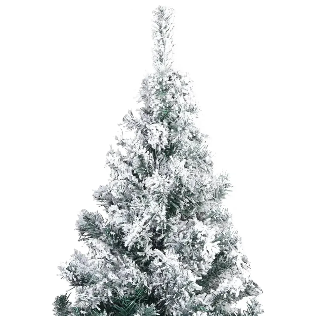 Artificial Christmas Tree with Flocked Snow Green PVC Price
