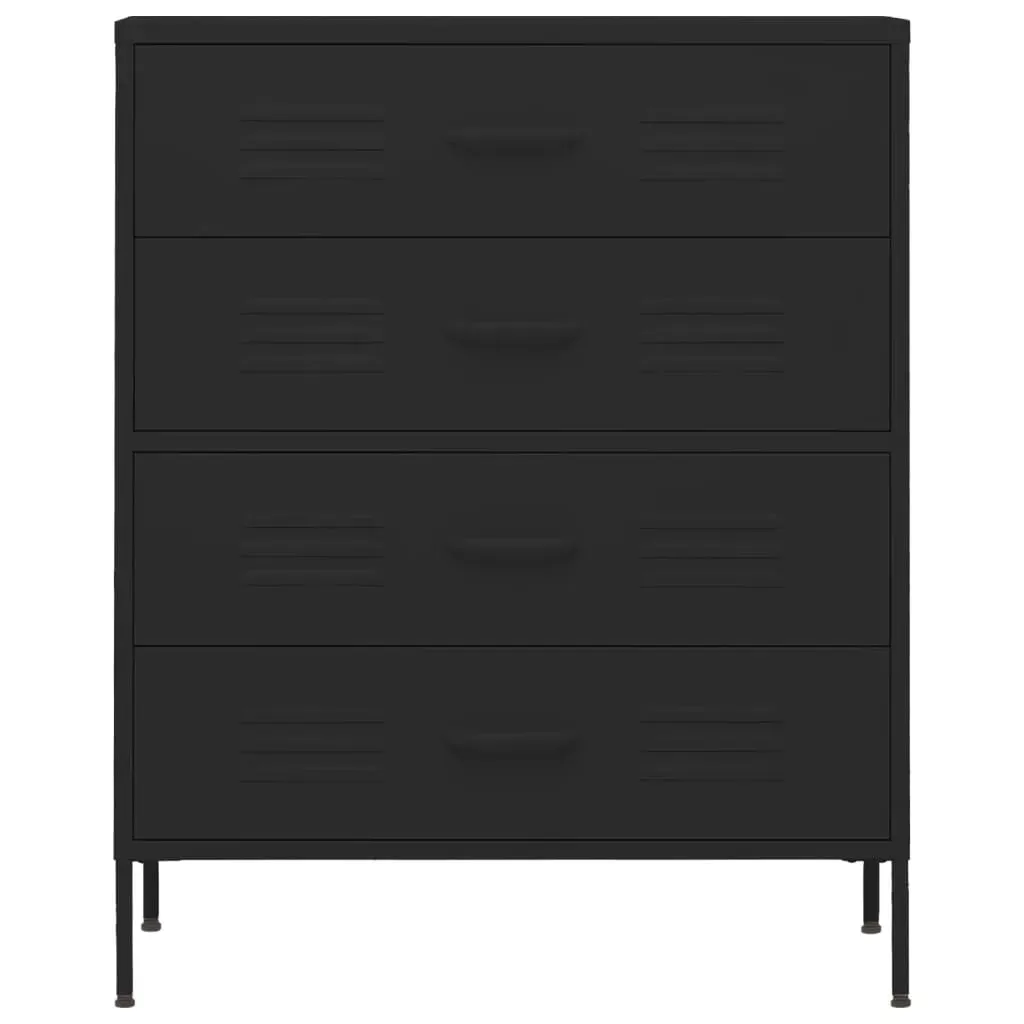 Chest of Drawers 80x35x101.5 cm Steel Price