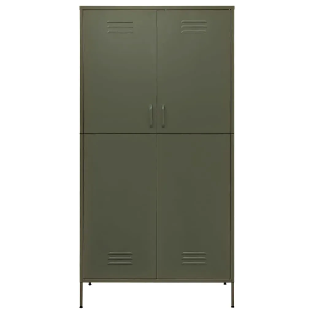 Wardrobe Olive 90x50x180 cm Steel Price