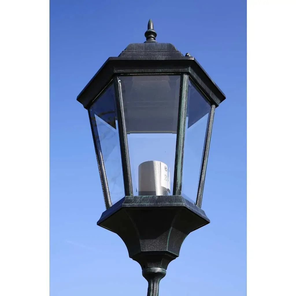 Garden Light Post arms 230 cm Dark Green/Black Aluminium Price