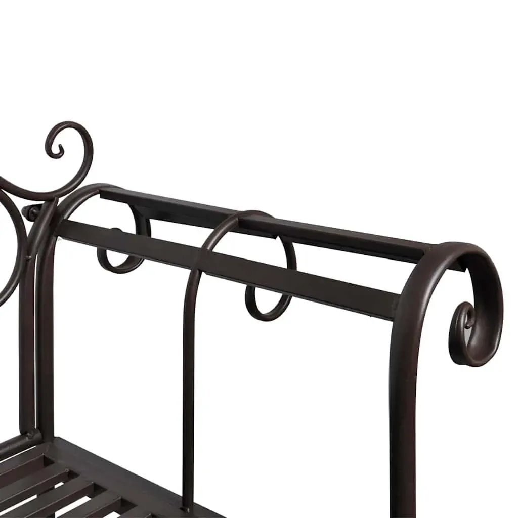Garden Bench 132 cm Steel Antique Price