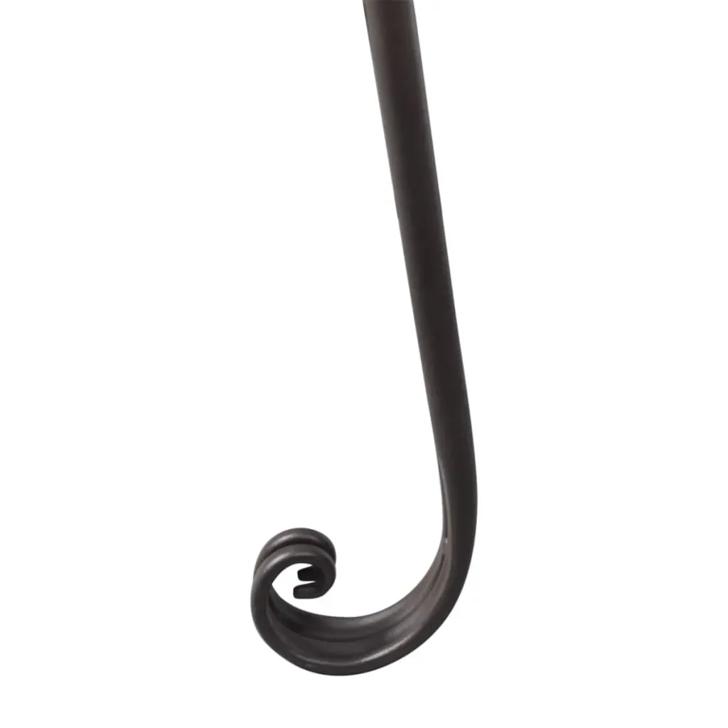 Garden Chaise Lounge 128 cm Steel Antique Price