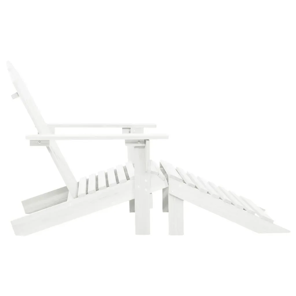Garden Chair with Ottoman Wood Price
