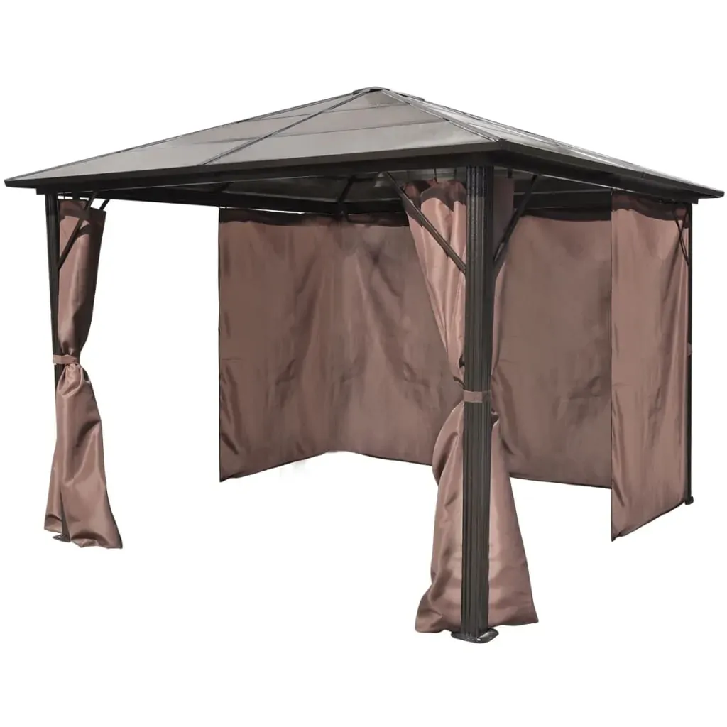 Gazebo with Curtain Aluminium Price