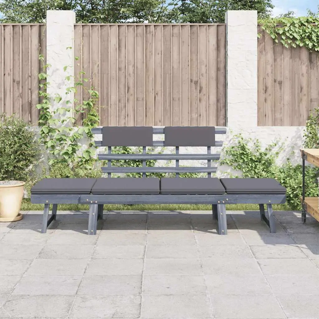 Garden Bench with Cushions 2-in-1 190 cm Solid Acacia Wood Price