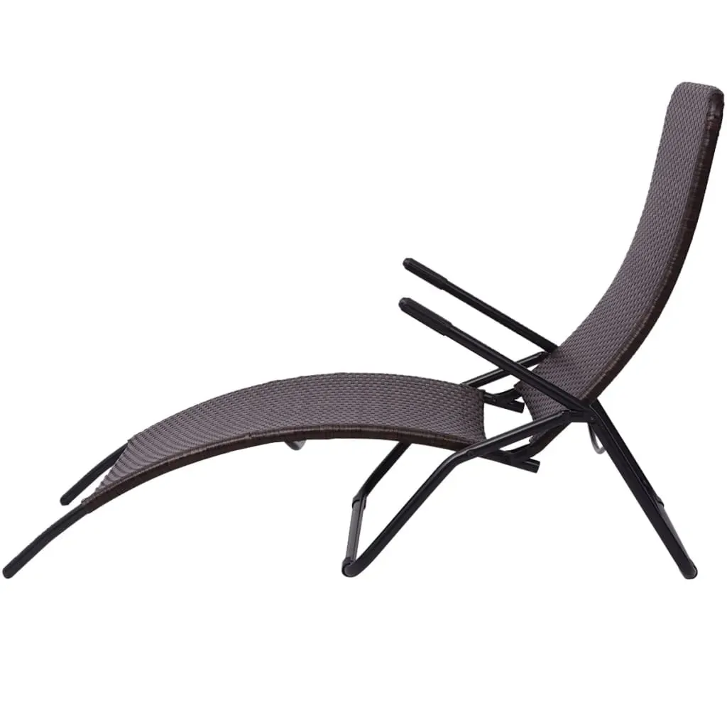 Folding Sun Lounger Poly Rattan Price