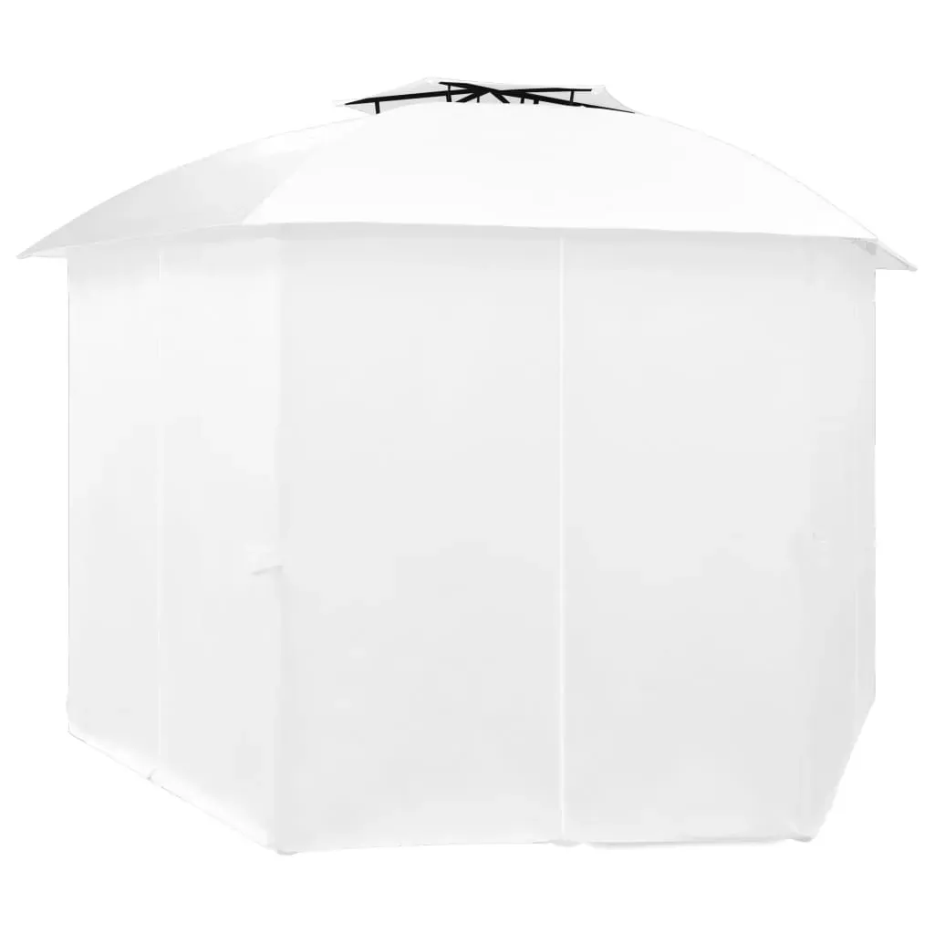 Garden Marquee Pavilion Tent with Curtains Hexagonal 360x265 cm Price