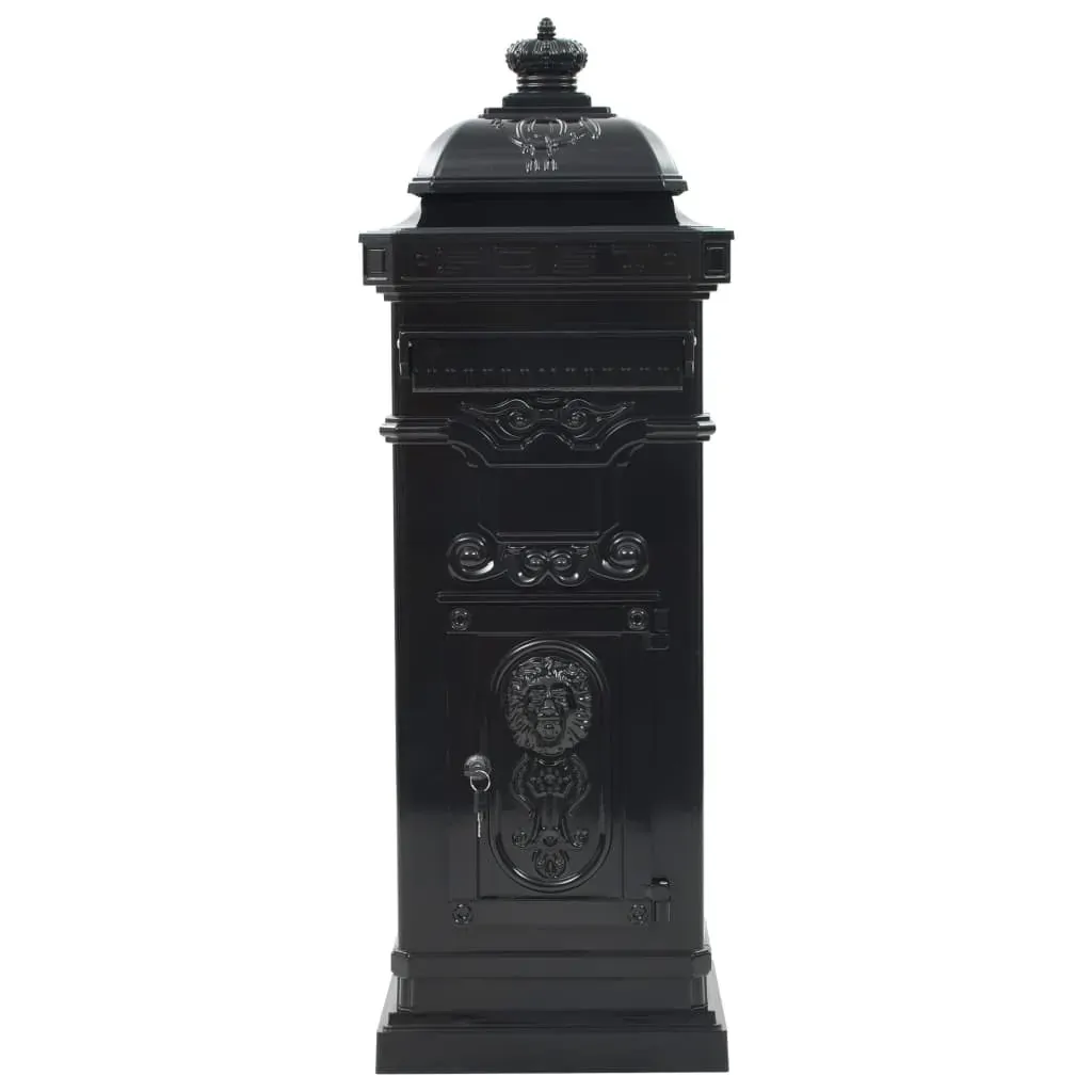 Pillar Letterbox Aluminium Vintage Style Rustproof Price