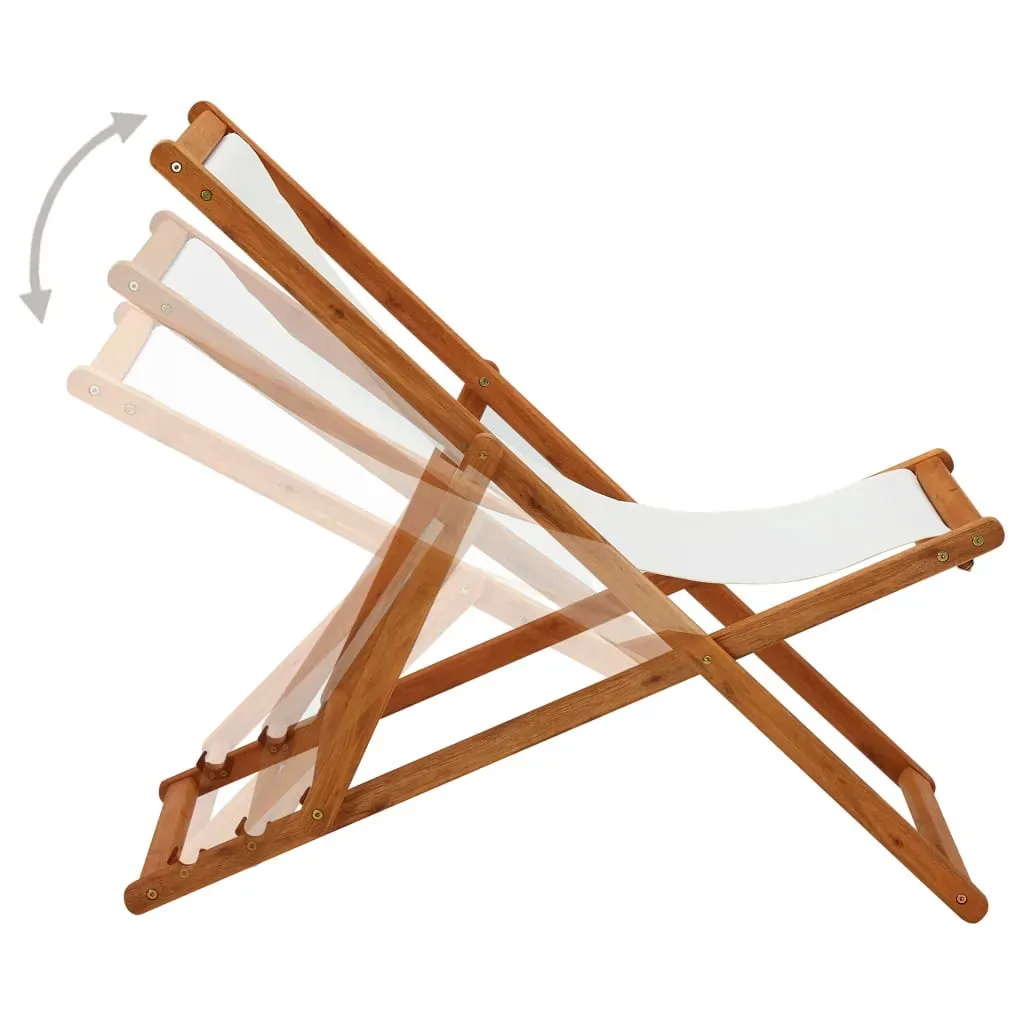 Folding Beach Chair Fabric and Wooden Frame Price