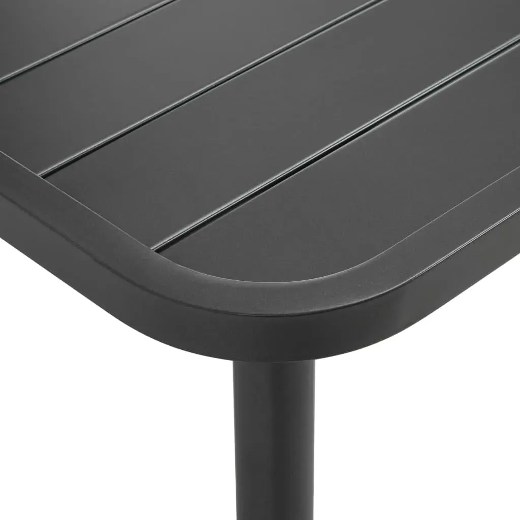 Garden Table Dark Grey Steel Price