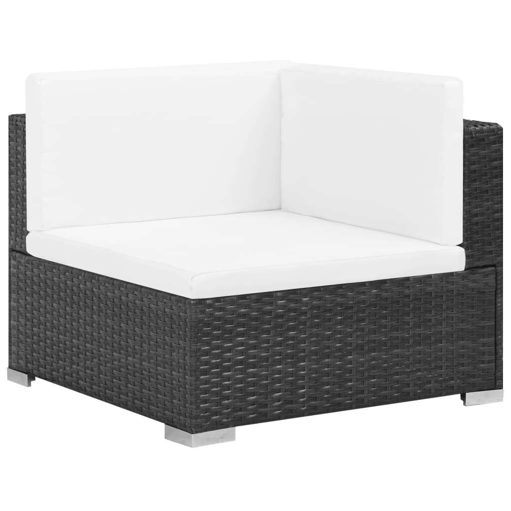 6 Piece Garden Lounge Set with Cushions Poly Rattan Price