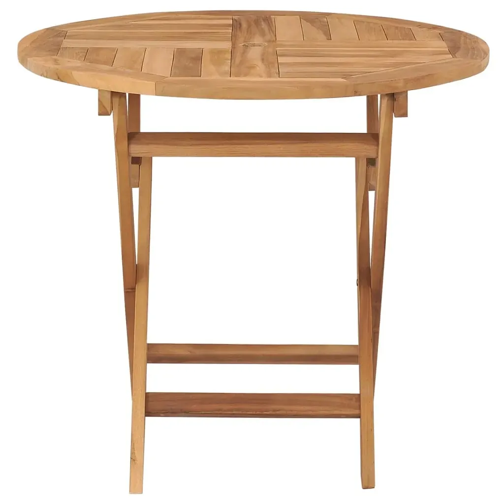 Folding Garden Table 85x76 cm Solid Teak Wood Price