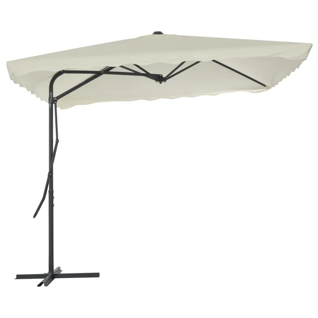 Outdoor Parasol with Steel Pole 250x250 cm Price