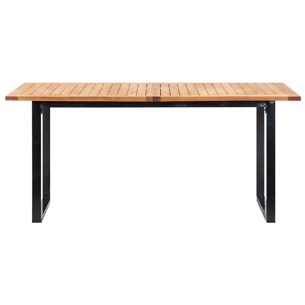 Outdoor Dining Set Poly Rattan and Acacia Wood Price