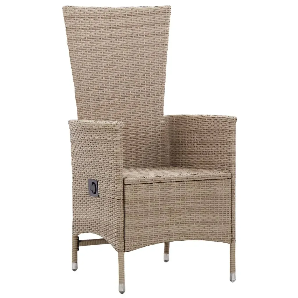 Outdoor Chairs 2 pcs with Cushions Poly Rattan Price