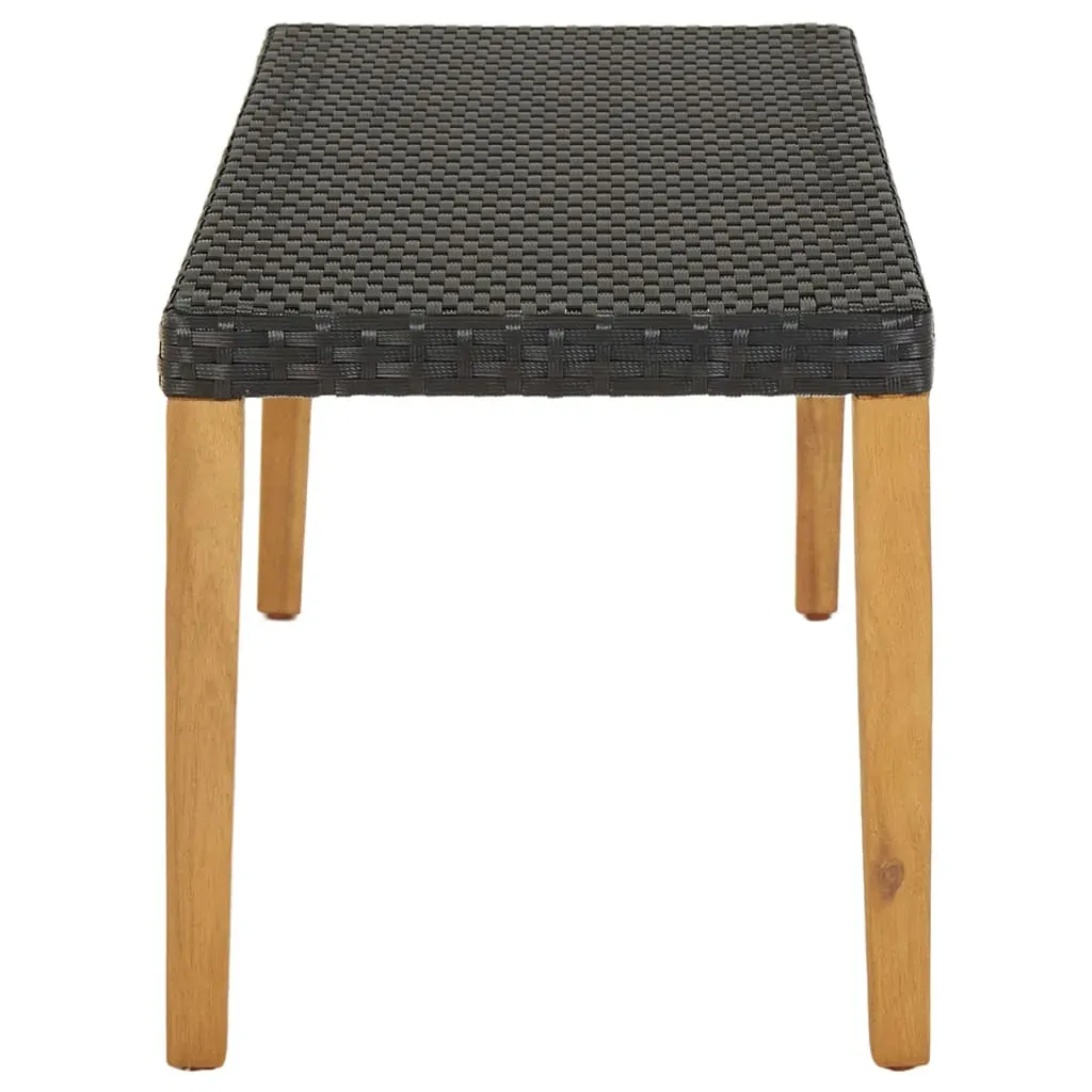 Garden Bench 80 cm Poly Rattan Price