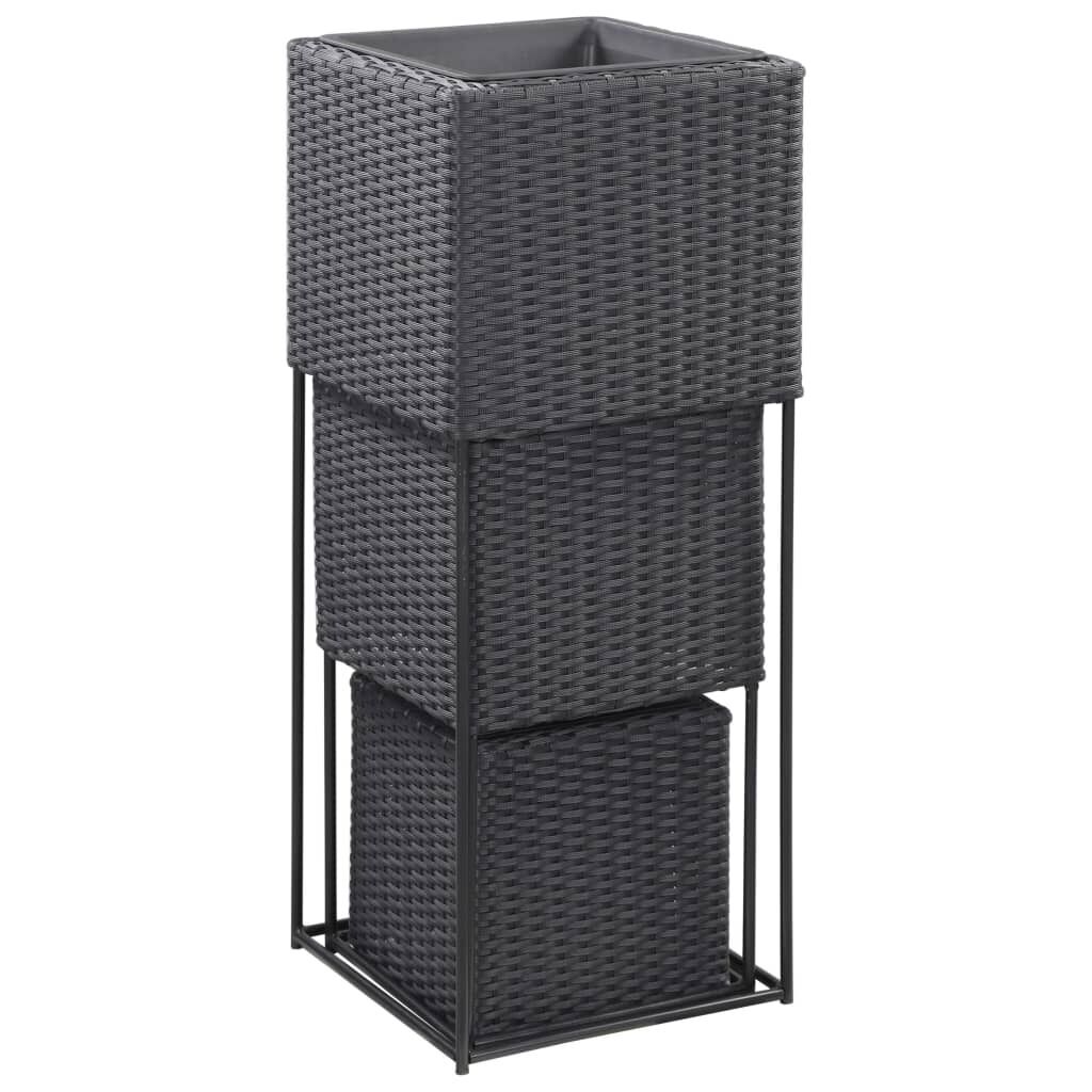Garden Raised Beds 3 pcs Poly Rattan Price