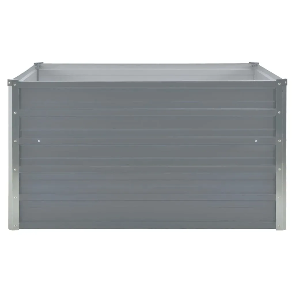 Raised Garden Bed 100x100x45 cm Galvanised Steel Price