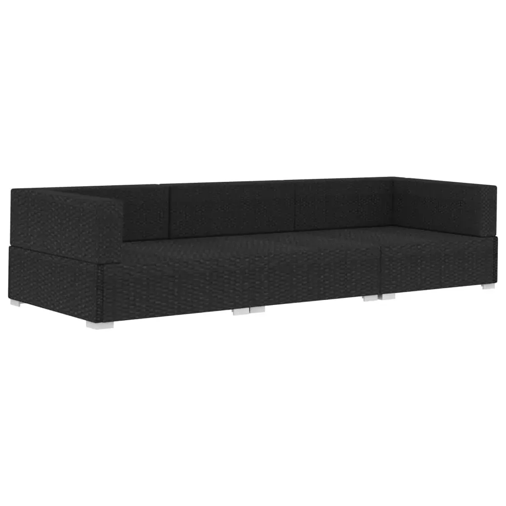 Garden Sofa Set with Cushions Poly Rattan Price
