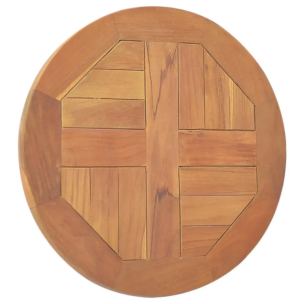 Table Top Solid Teak Wood Round Price