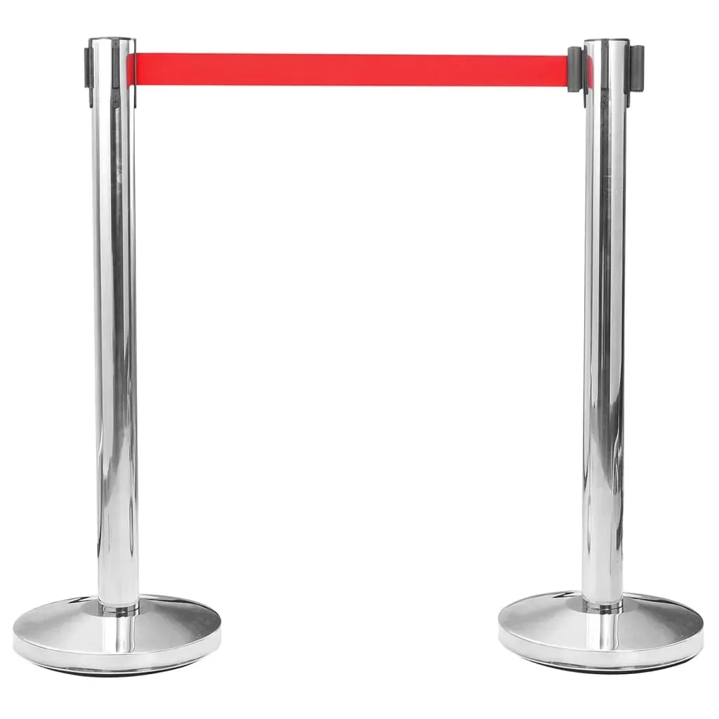 Stanchion with Belt Airport Barrier Stainless Steel Price