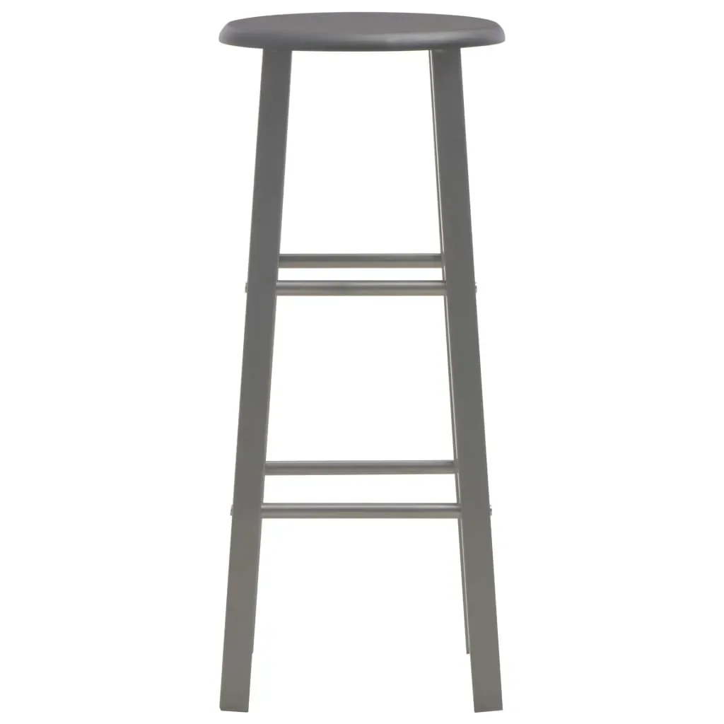 Bar Stools 2 pcs Metal with MDF Seat Price