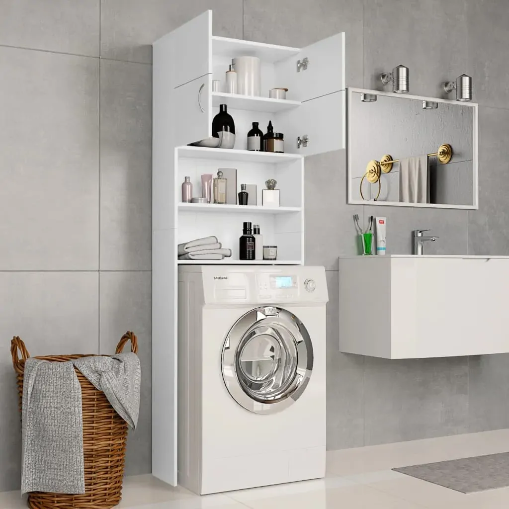 Washing Machine Cabinet 64x25.5x190 cm Engineered Wood Price