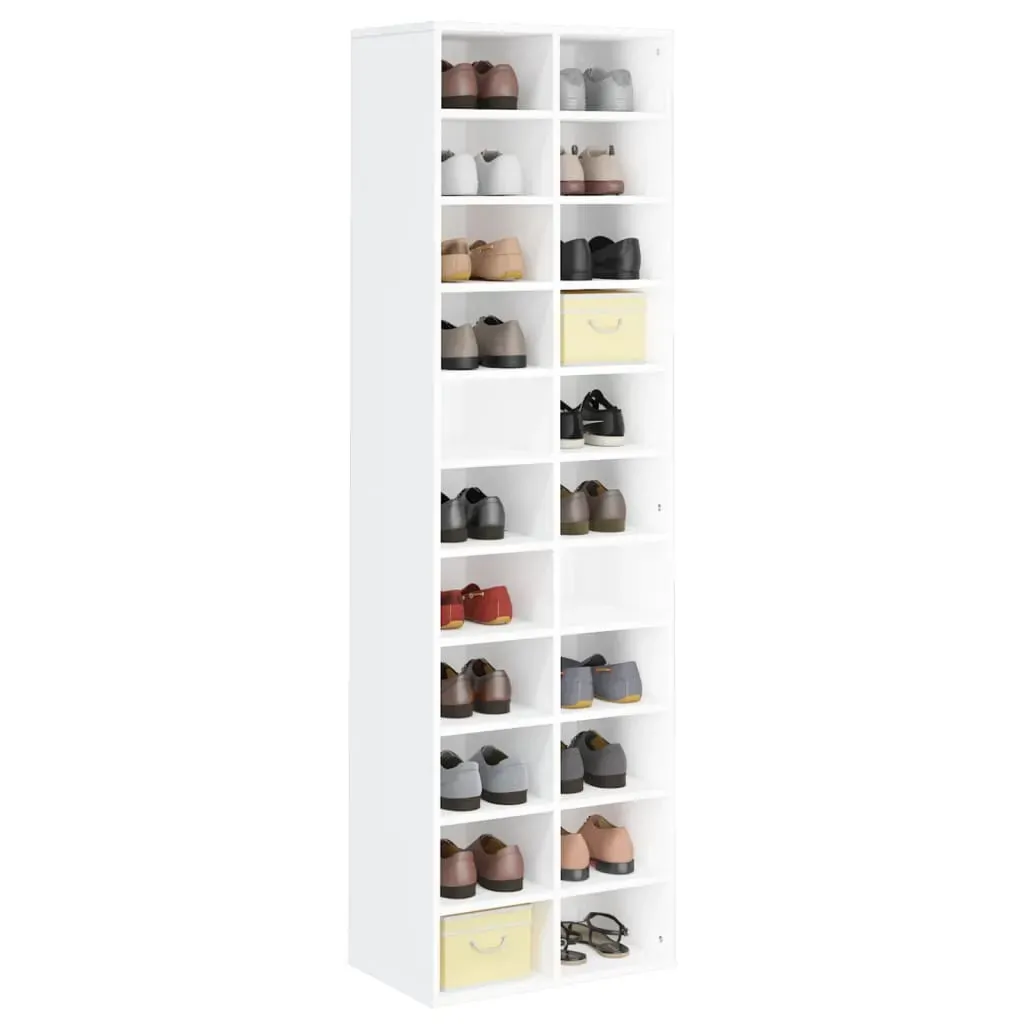 Shoe Cabinet 54x34x183 cm Engineered Wood Price