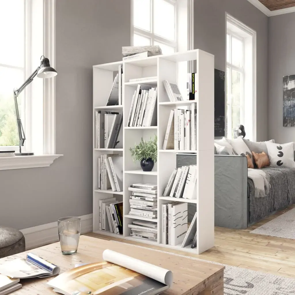 Warnes Room Divider/Book Cabinet 100x24x140 cm Engineered Wood Price