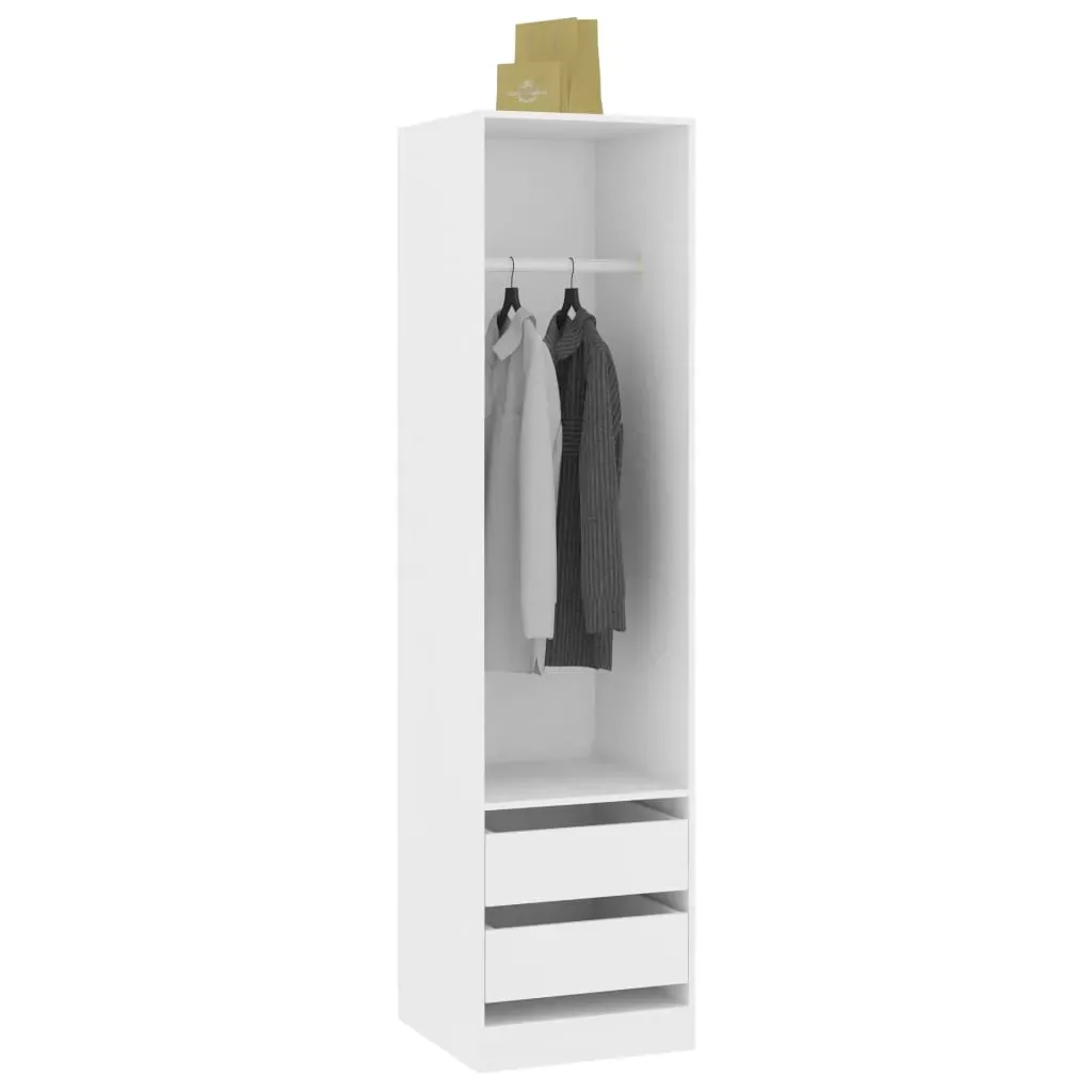 Wardrobe with Drawers 50x50x200 cm Engineered Wood Price