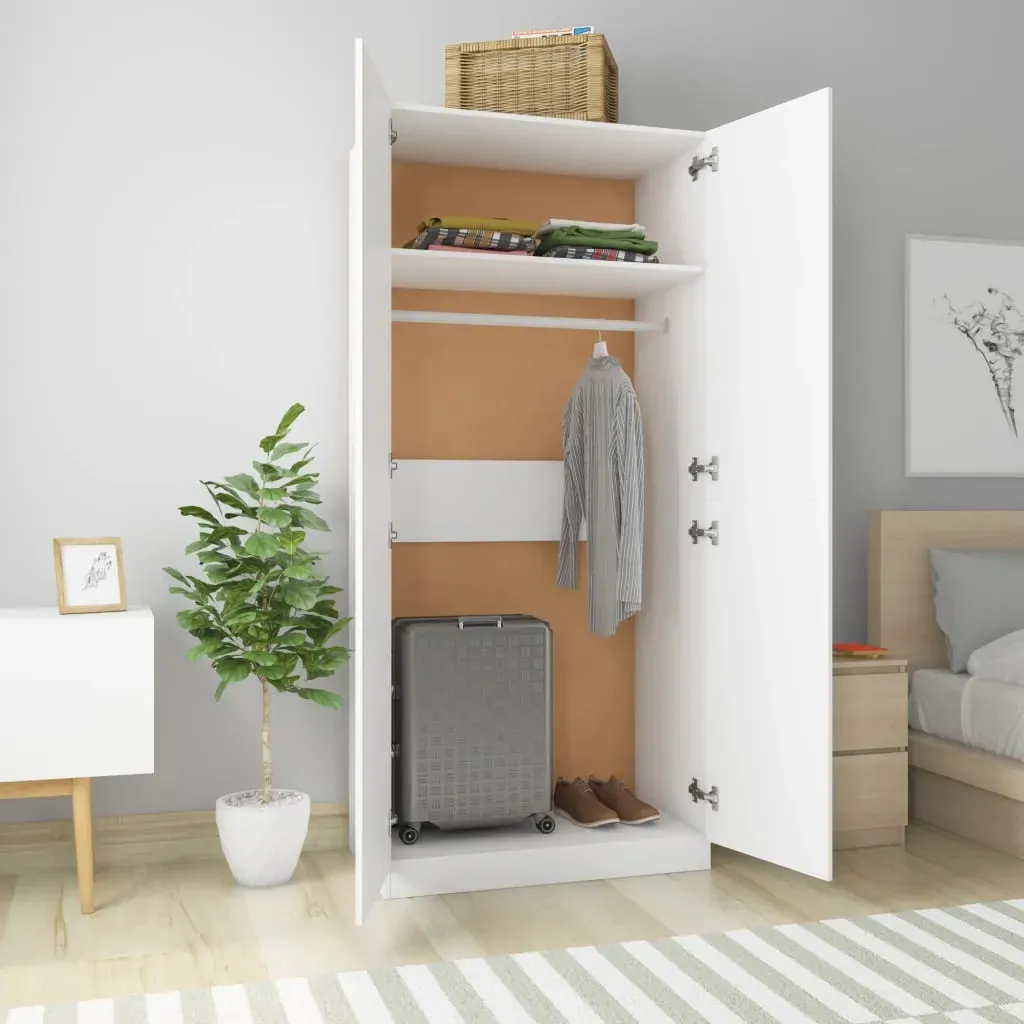 Wardrobe 90x52x200 cm Engineered Wood Price