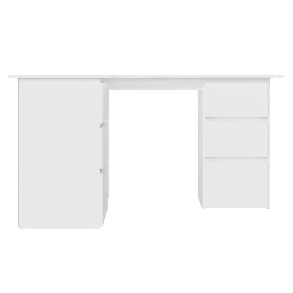 Corner Desk 145x100x76 cm Engineered Wood Price