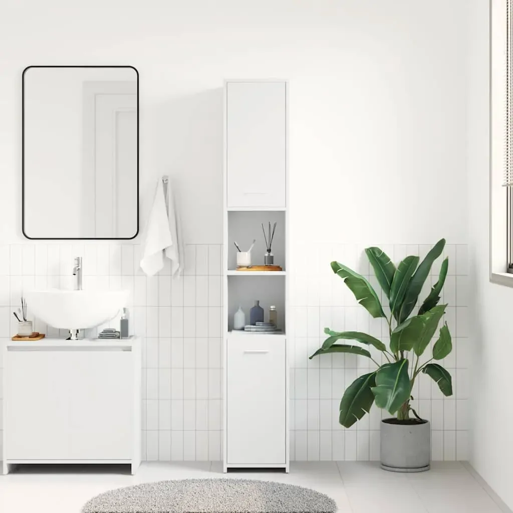 Bathroom Cabinet 30x30x183.5 cm Engineered Wood Price