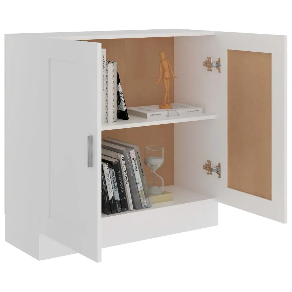 Book Cabinet White 82.5x30.5x150 cm Engineered Wood Price