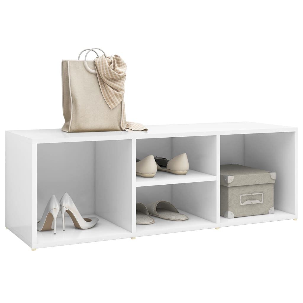 Shoe Storage Bench 105x35x35 cm Engineered Wood Price