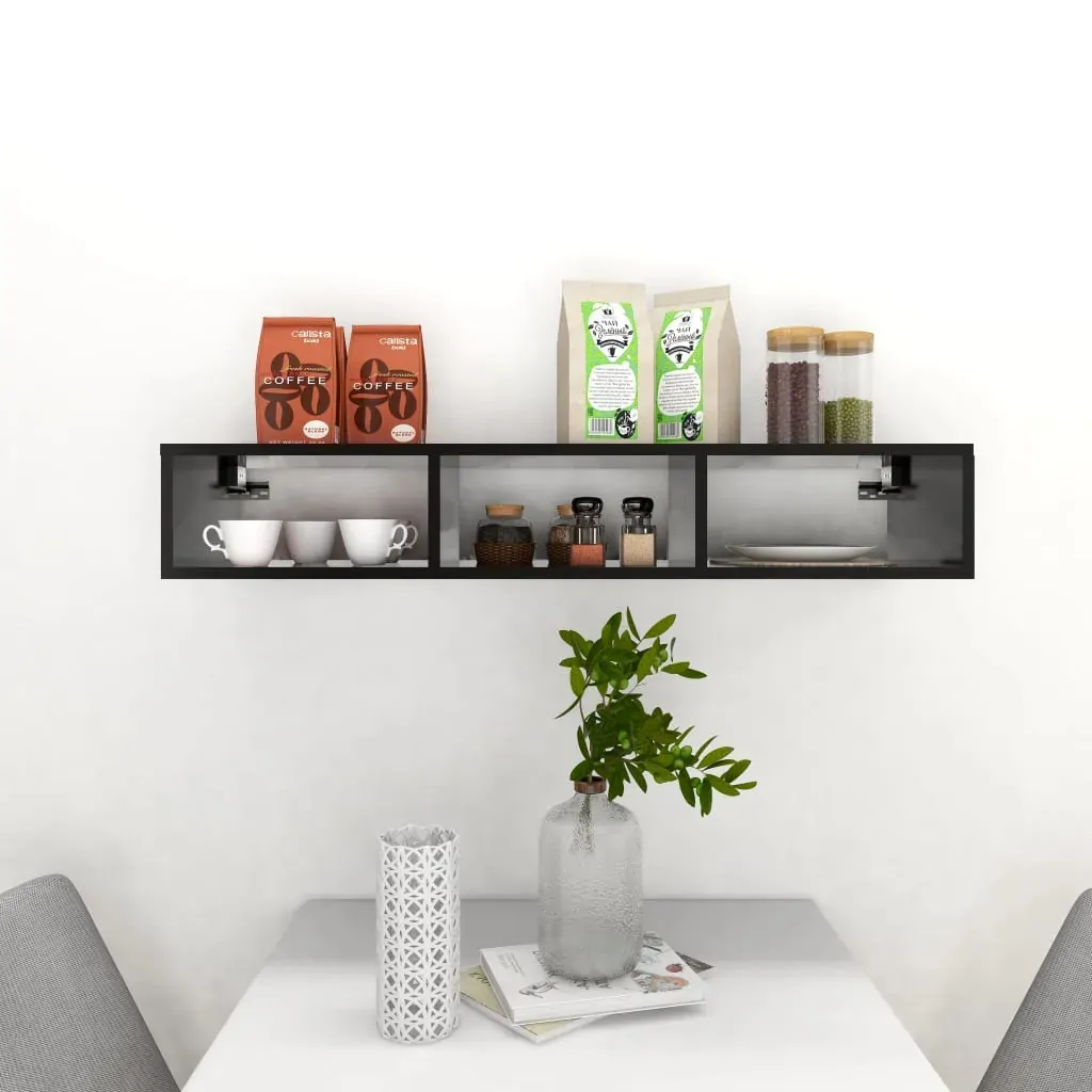 Wall Shelf 102x30x17 cm Engineered Wood Price