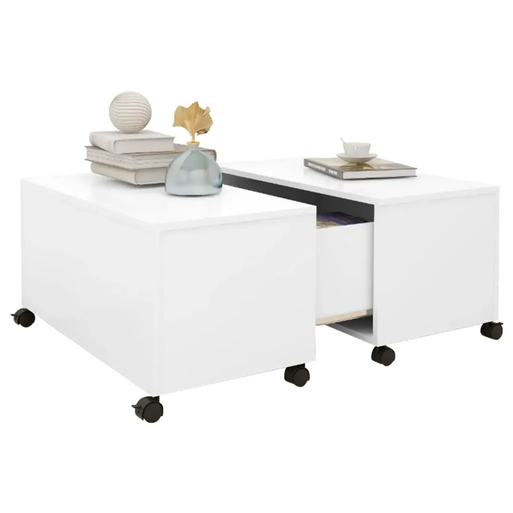 Coffee Table 75x75x38 cm Engineered Wood Price