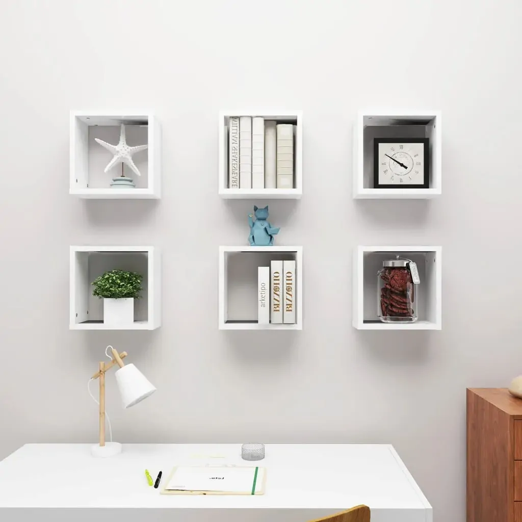 Wall Cube Shelves 6 pcs Price