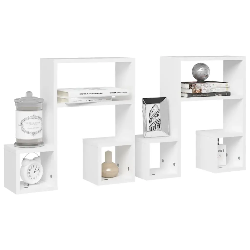 Wall Shelves 2 pcs 50x15x50 cm Engineered Wood Price