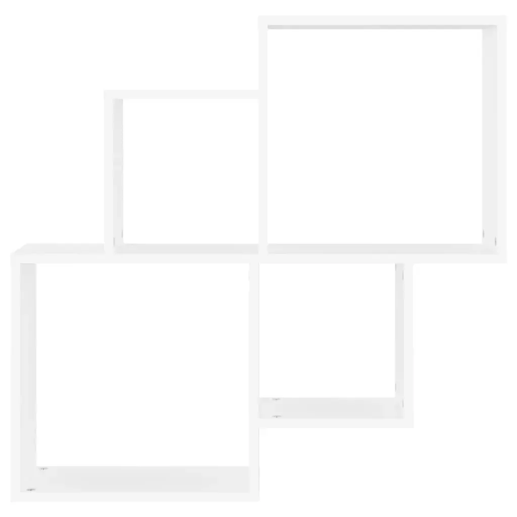Wall Cube Shelf 80x15x78.5 cm Engineered Wood Price