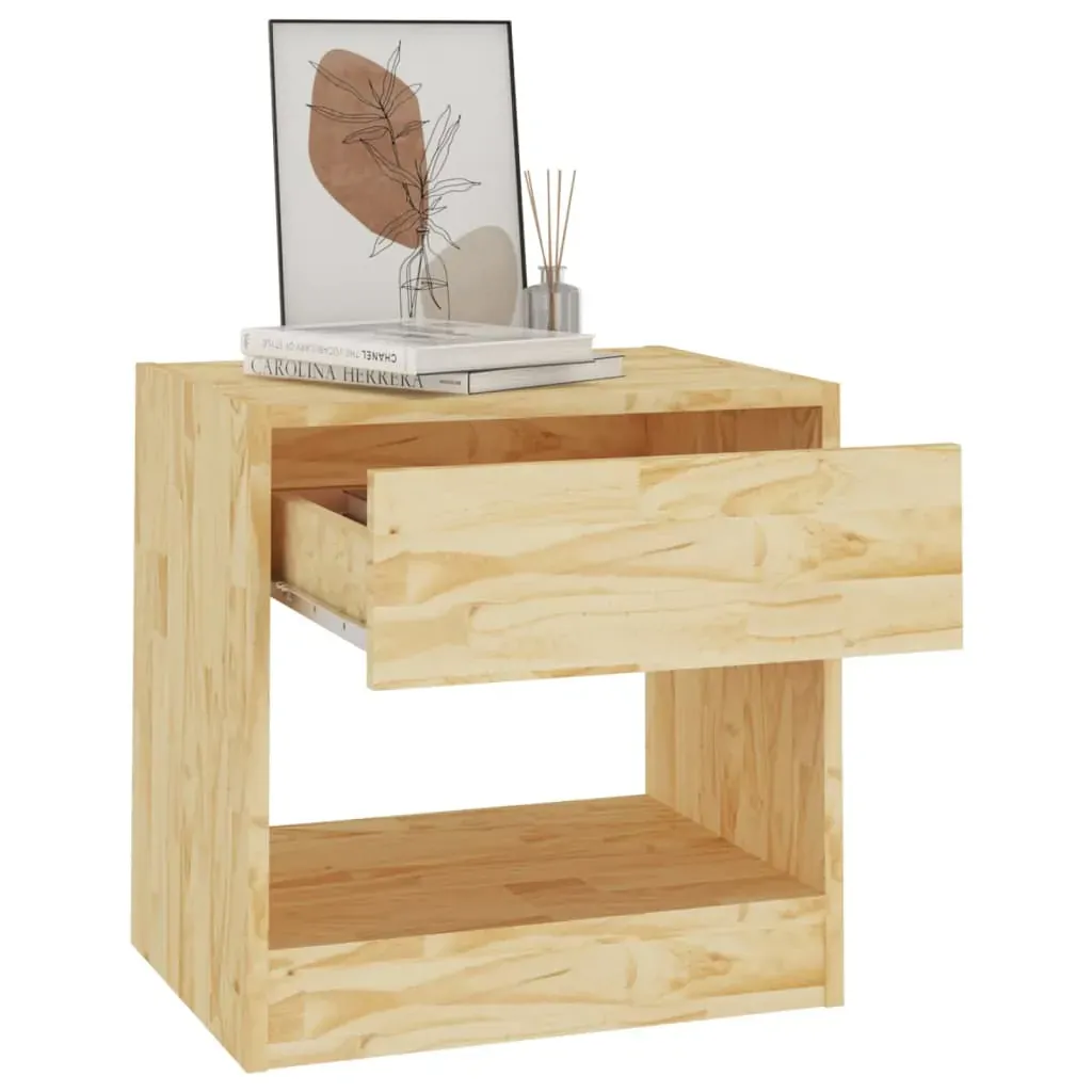 Wantage Bedside Cabinet 40x31x40 cm Solid Pinewood Price
