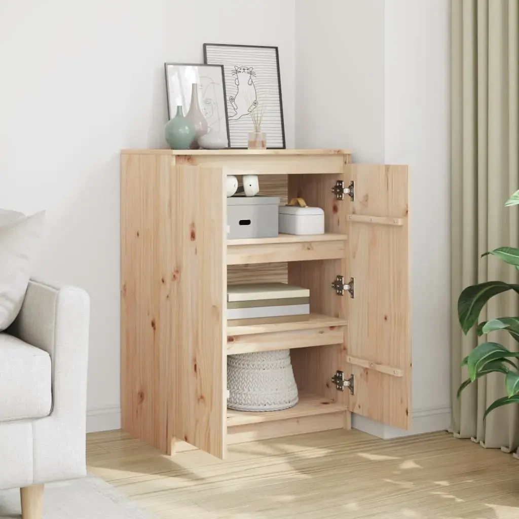 Sideboard 60x36x84 cm Solid Pinewood Price