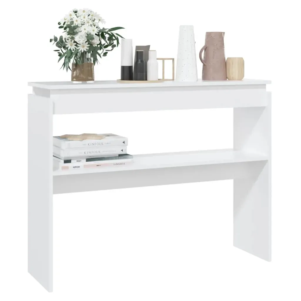 Console Table 102x30x80 cm Engineered Wood Price